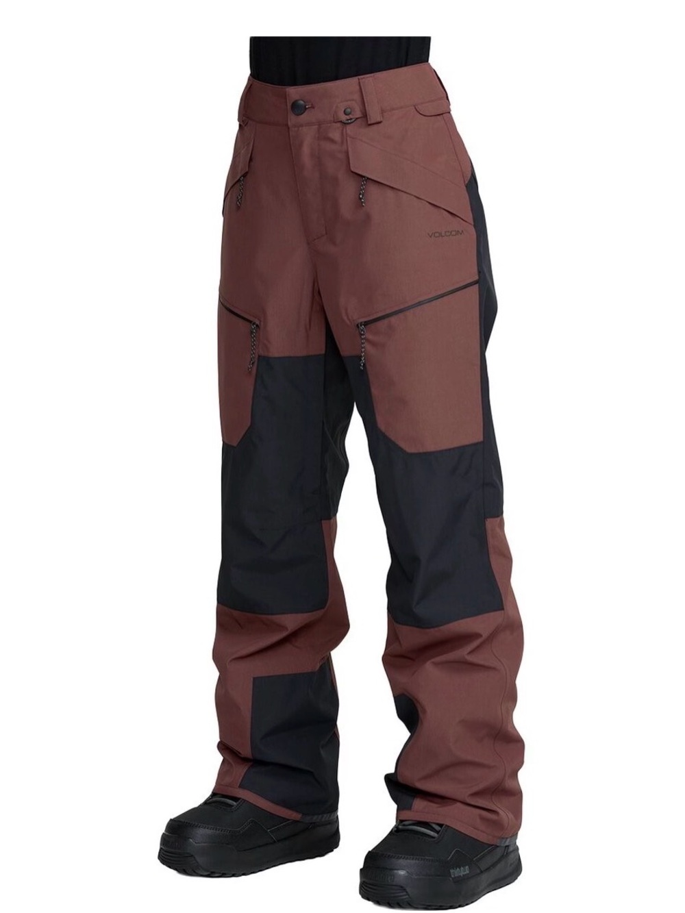 Volcom Stone Mica 20k Snowboard Pants Brown Size Medium